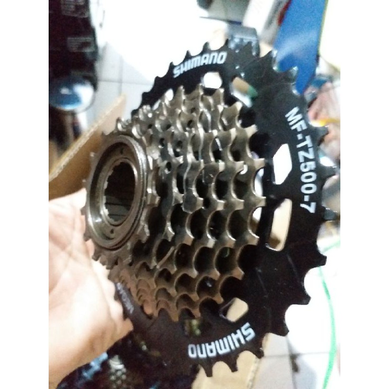 sproket shimano megarange 7speed drat 14~34T
