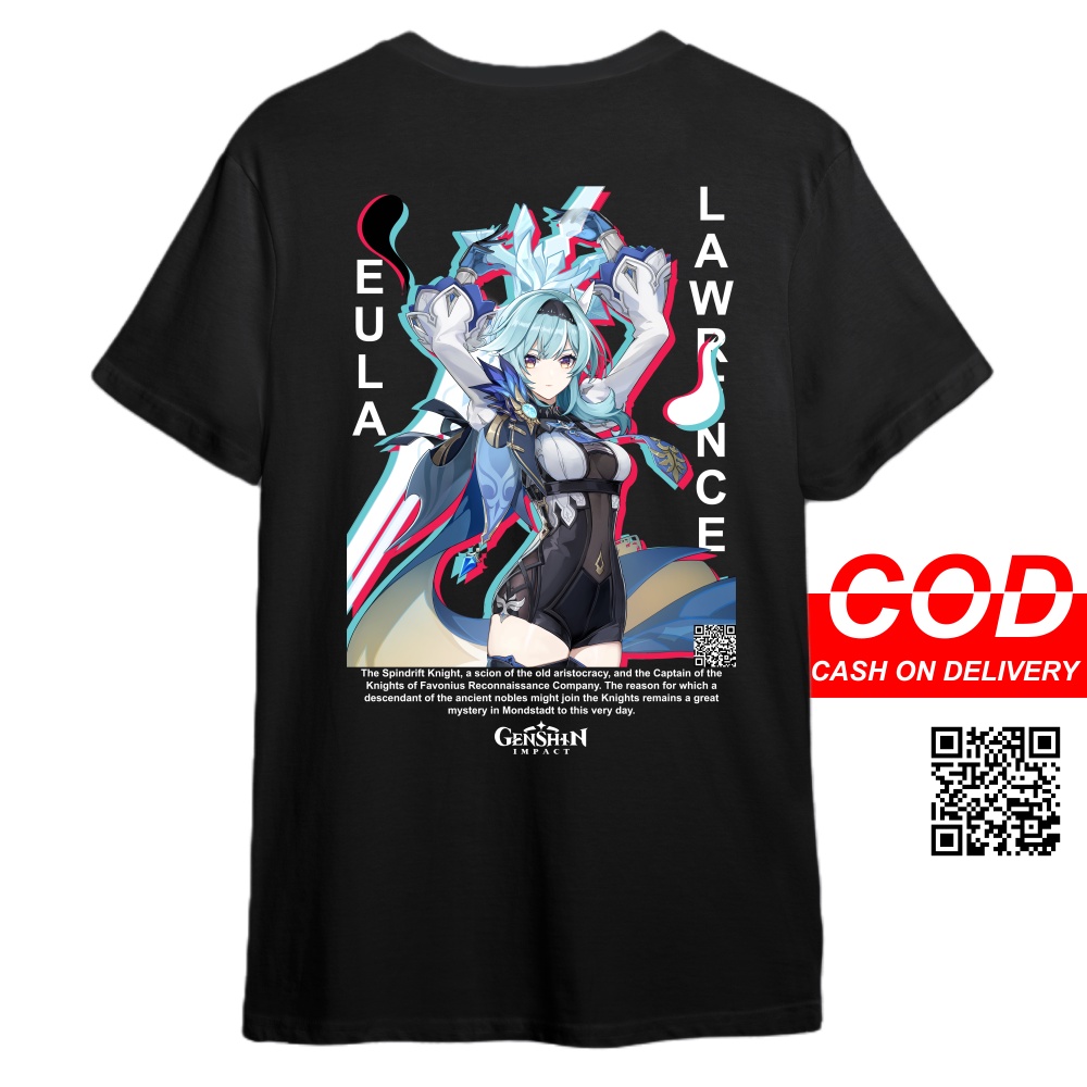 KAOS EULA LAWRENCE GENSHIN IMPACT - DESIGN GENSHIN IMPACT - KAOS DISTRO PRIA & WANITA EULA GENSHIN I