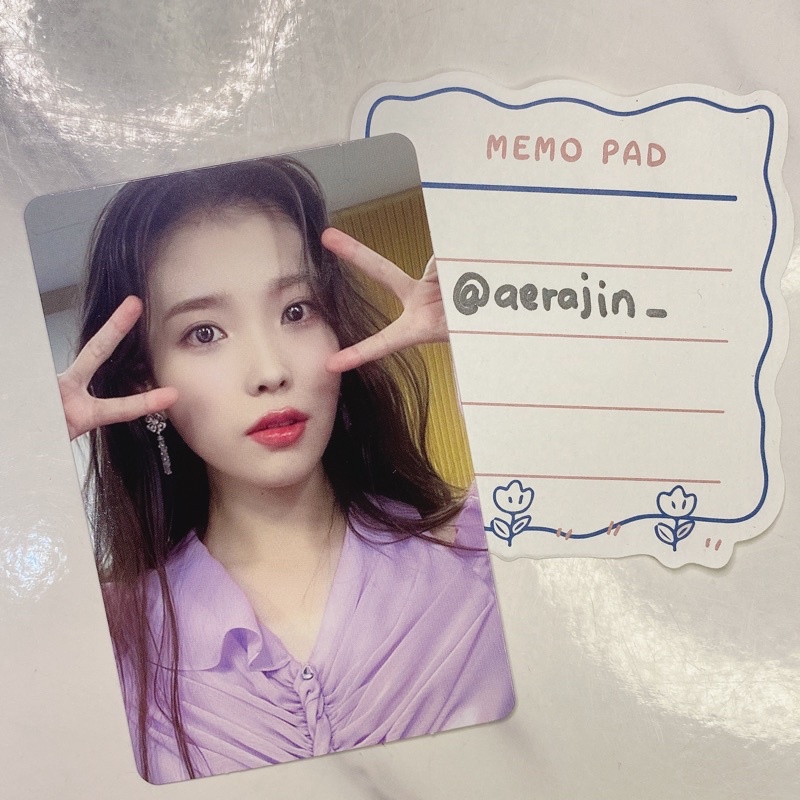 IU LILAC HILAC VERSION LILAC ALBUM PHOTOCARD