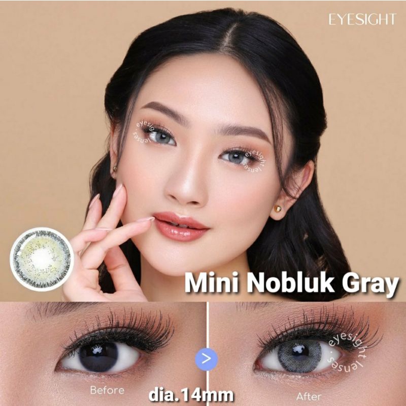 SOFTLENS MINI NOBLUK BROWN/COKLAT. NORMAL/MINUS (0 s/d -8.00).Dia.14mm DREAMCOLOR/ MADE IN KOREA