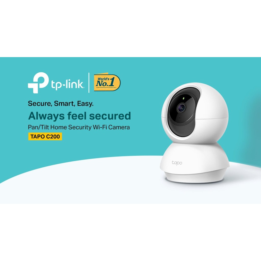 TP-Link Tapo C200 : TPLink Pan/Tilt Home Security Wi-Fi Camera