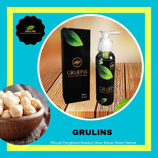 Grulins Herbal Minyak Rambut Beruban