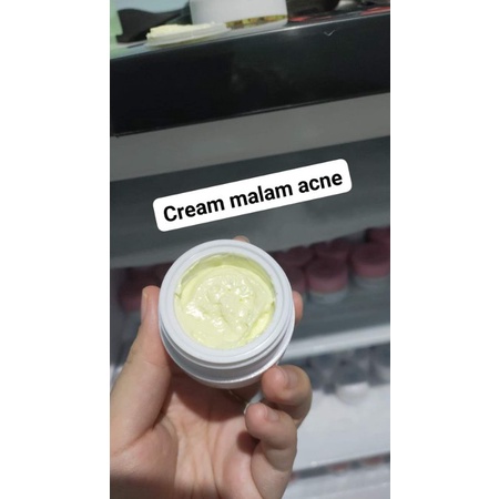 NIGHT CREAM  ACNE LAVINA SKINCARE/CREAM MALAM