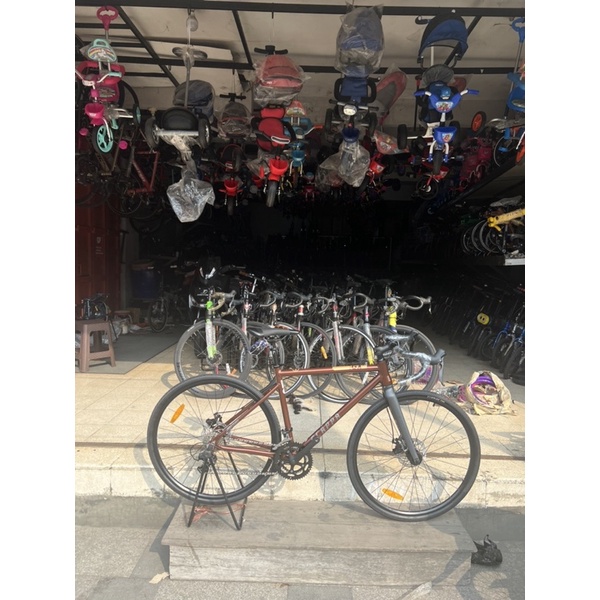 700C Gravel bike genio scappa gx 2x9Sp Sensah ignite disc brake alloy frame