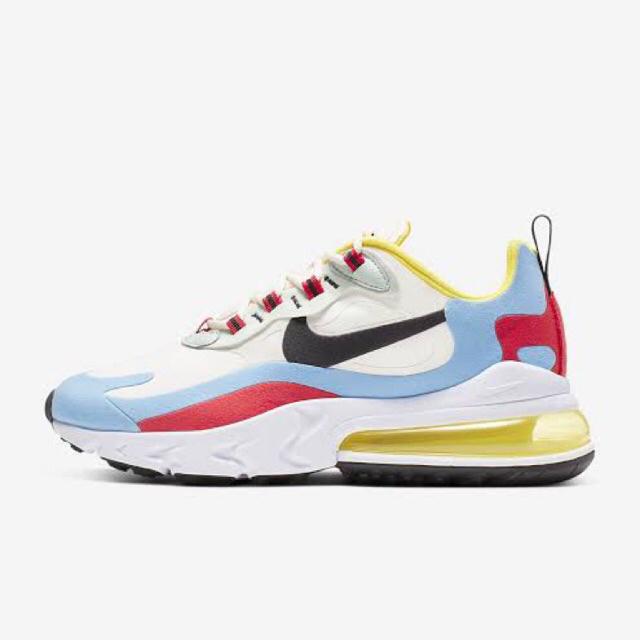 air max 270 react red black