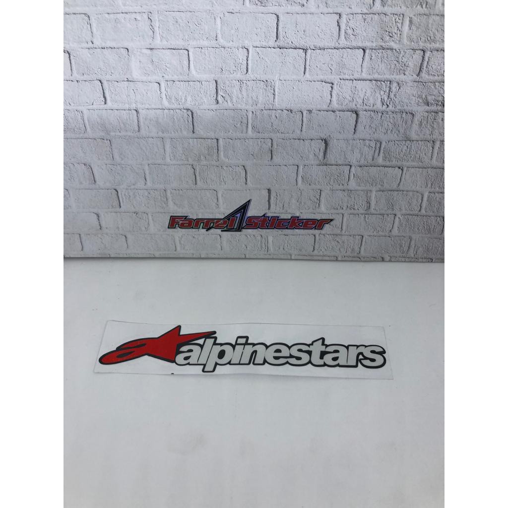 stiker alpinestar 15cm