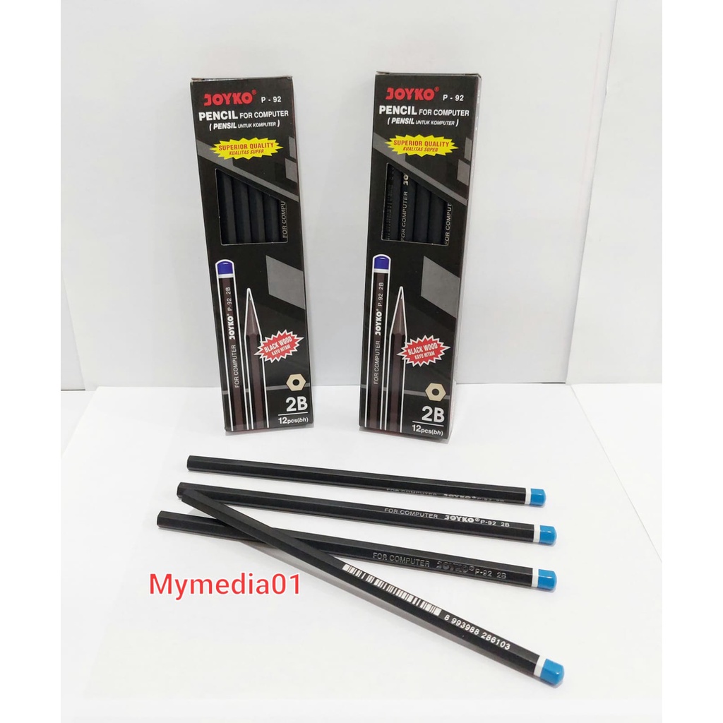 

Pensil Joyko P-92 2B Black Wood/Pensil For Computer