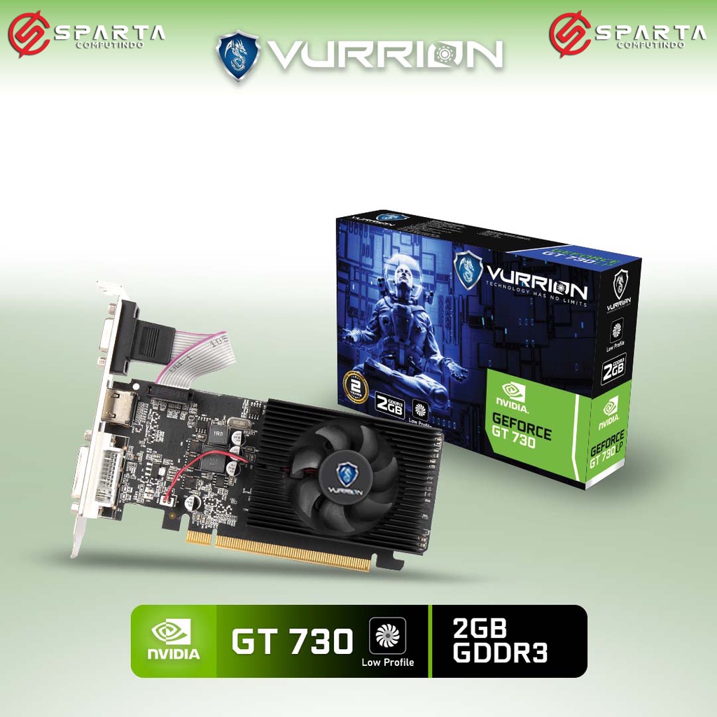 VGA Nvidia Geforce GT 730 2GB GDDR3 Vurrion New Garansi Resmi