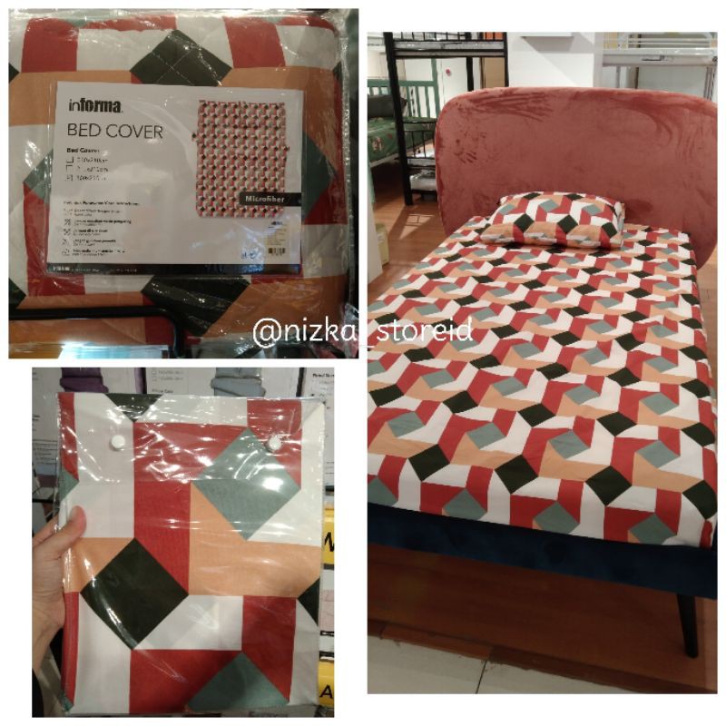Nzk Sprei Set Bed Cover Informa Terbaru 2021 Shopee Indonesia