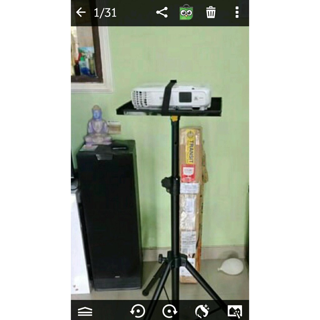 LJP Meja Proyektor Tripod Stand Proyektor Penyangga Proyektor Tripod Stend Infocus