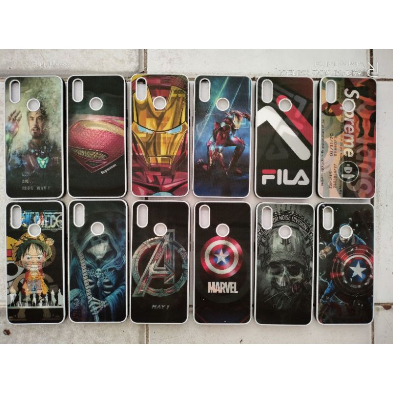 Case 3D Realme 3 Realme 3 Pro Motif Avengers/Silicon Realme 3 Realme 3 Pro Motif Avengers