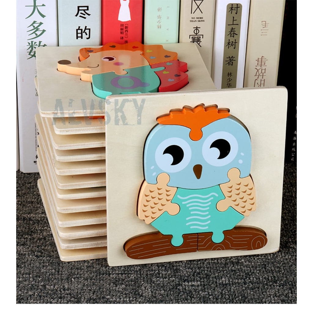 NEW PUZZLE MINI PASTEL WOODEN PUZZLE KAYU PUZZLE ANAK MAINAN KAYU PUZZLE