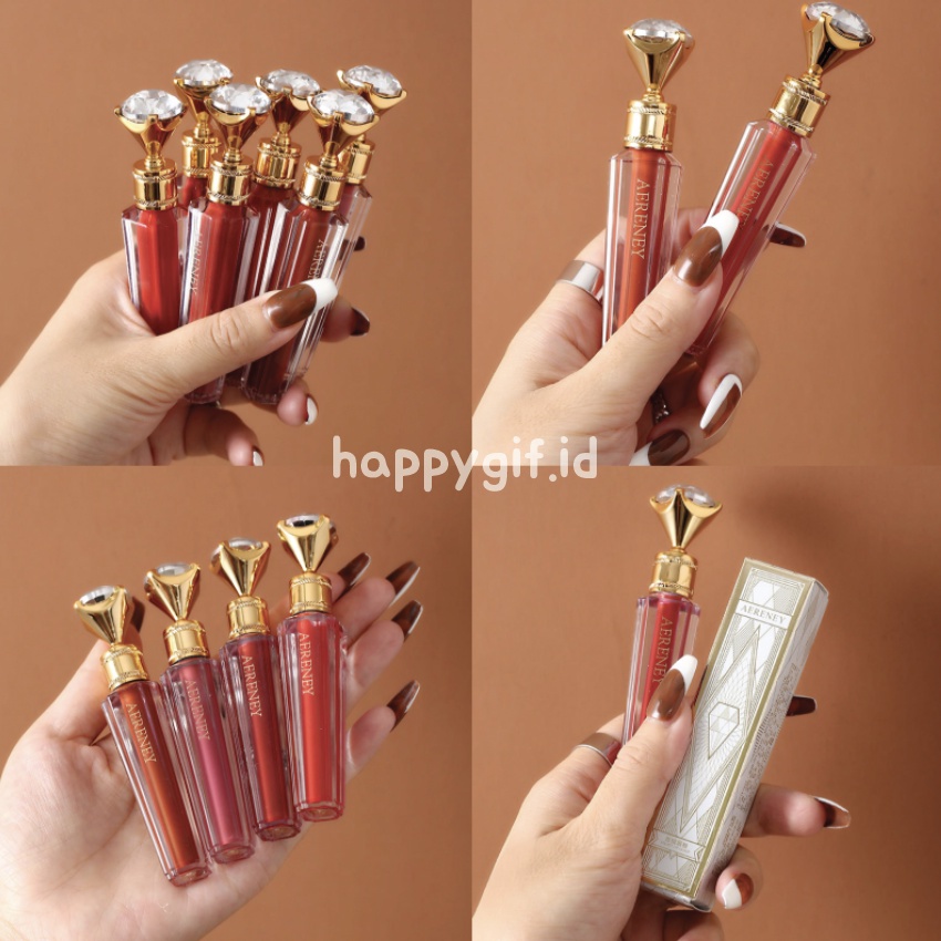 LAMEILA PREMIUM Velvet Diamond Lip Glaze Lipstik Matte Lipstick Waterproof/ Tahan Lama LA119