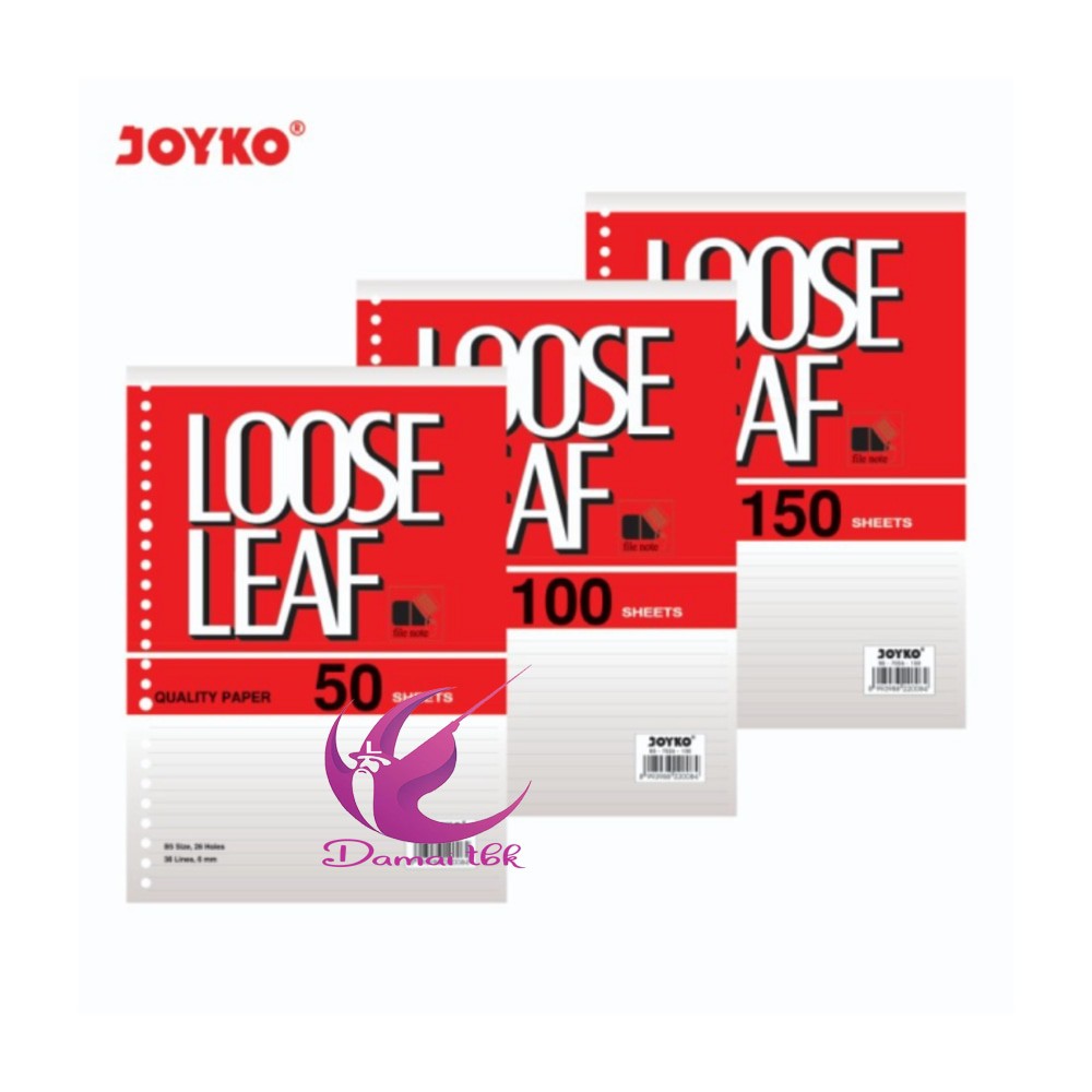 

Joyko Loose Leaf B5 100 lembar bergaris
