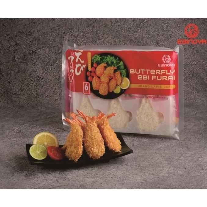 

Udang Goreng Ebinoya Butterfly Ebi Furai 168g 6pcs Seafood Frozen