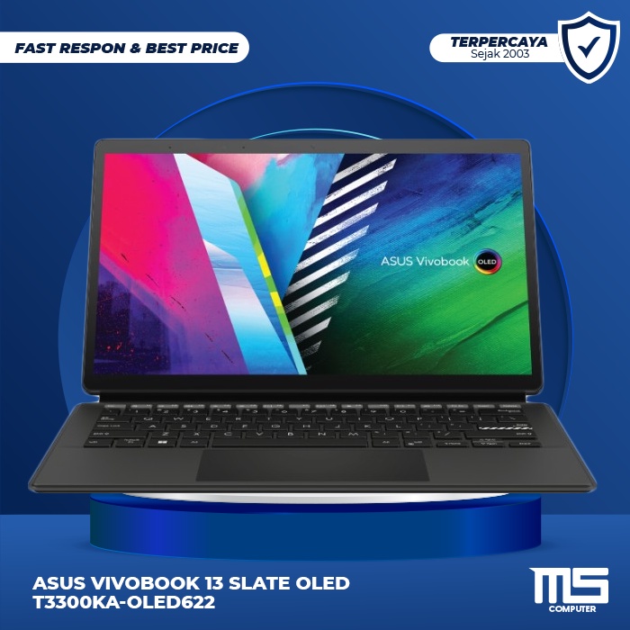 ASUS Vivobook 13 Slate OLED T3300KA-OLED622 - BLACK