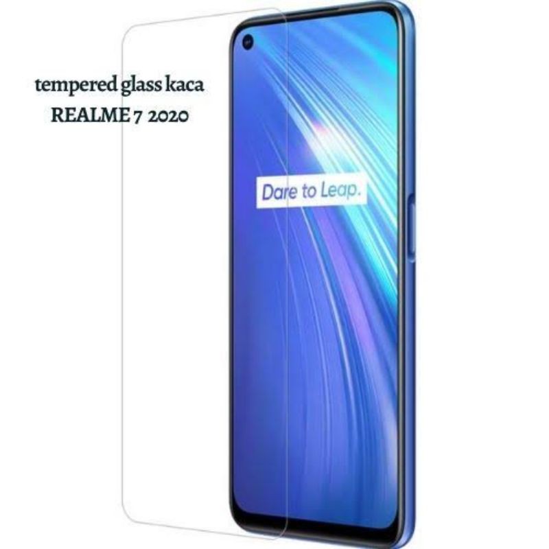 Temper Glass Realme 7/7i/7pro/C17 Bening Transparan non full