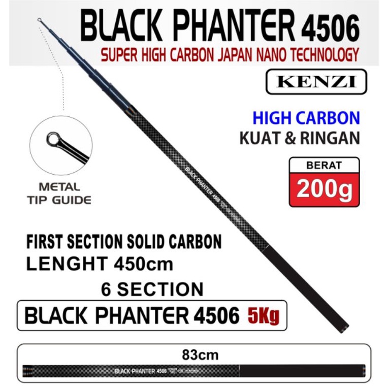 stik kenzi black panther 450cm