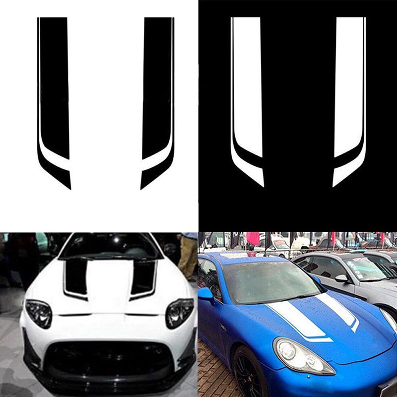 High Quality Decals Accessories Waterproof 2pcs 85 24cm Hood