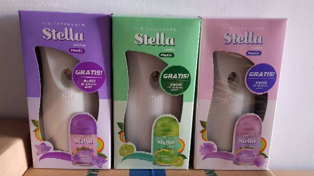 Dispenser Pengharum Ruangan Otomatis Alat Stella Matic + Refil