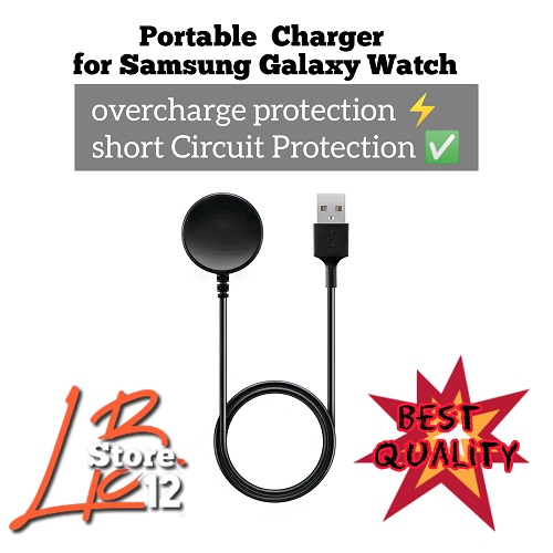 Charger Samsung Galaxy Watch Active 1 2 3 4 R500 R830 R820 R840 R850 41 45mm Kabel Adapter Charging