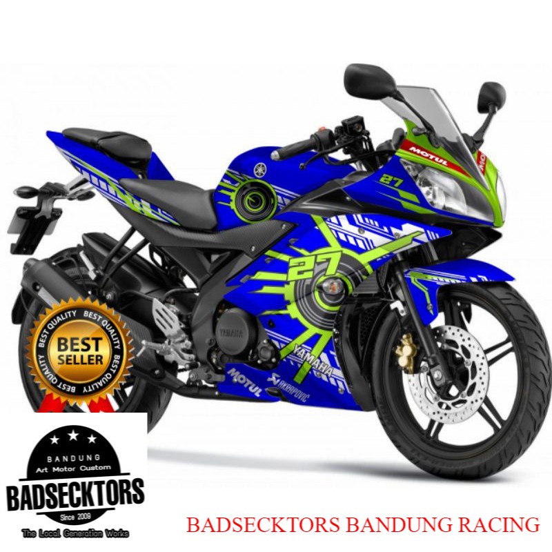 Decal R15 v2 Variasi Full body warna biru keren