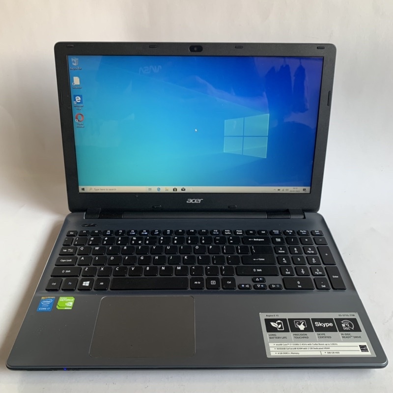 Laptop Gaming editing Acer Aspire E15 - Core i7 Gen5 - Ram 8gb Ssd 256gb - Vga Nvidia 2gb