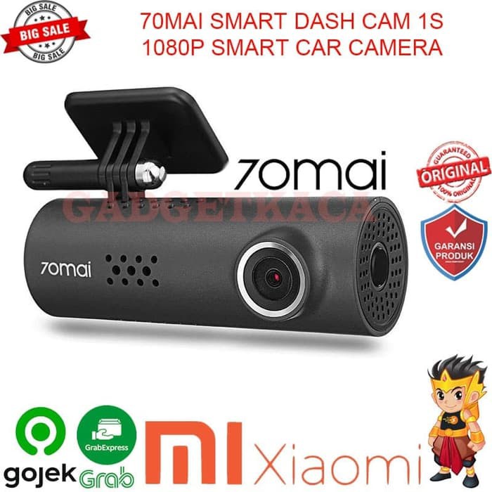 Xiaomi 70mai Dash Cam 1S 1080p Smart Camera Wifi DVR Kamera Mobil