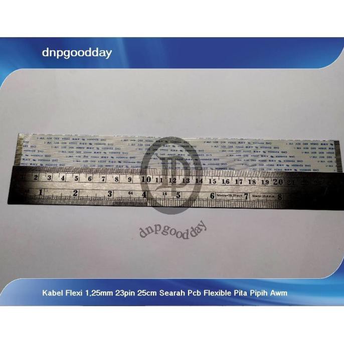 

Kabel Flexi 1,25Mm 23Pin 25Cm Searah Pcb Flexible Pita Pipih Awm Dnpgood11 Kualitas Baik