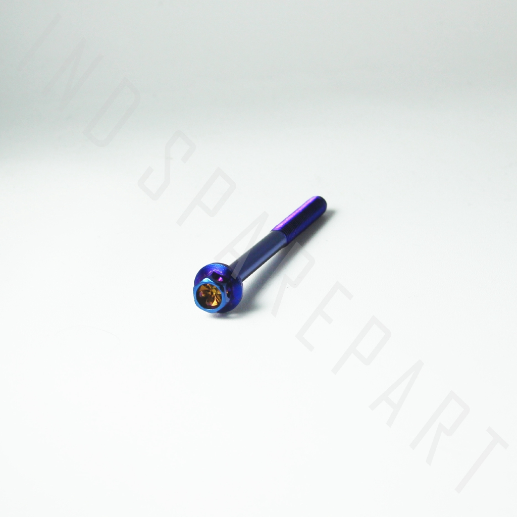 Baut-Baud Probolt-Pro Bolt Flower Blue-Biru M6x75-6x75-6 x 75 Kunci 8