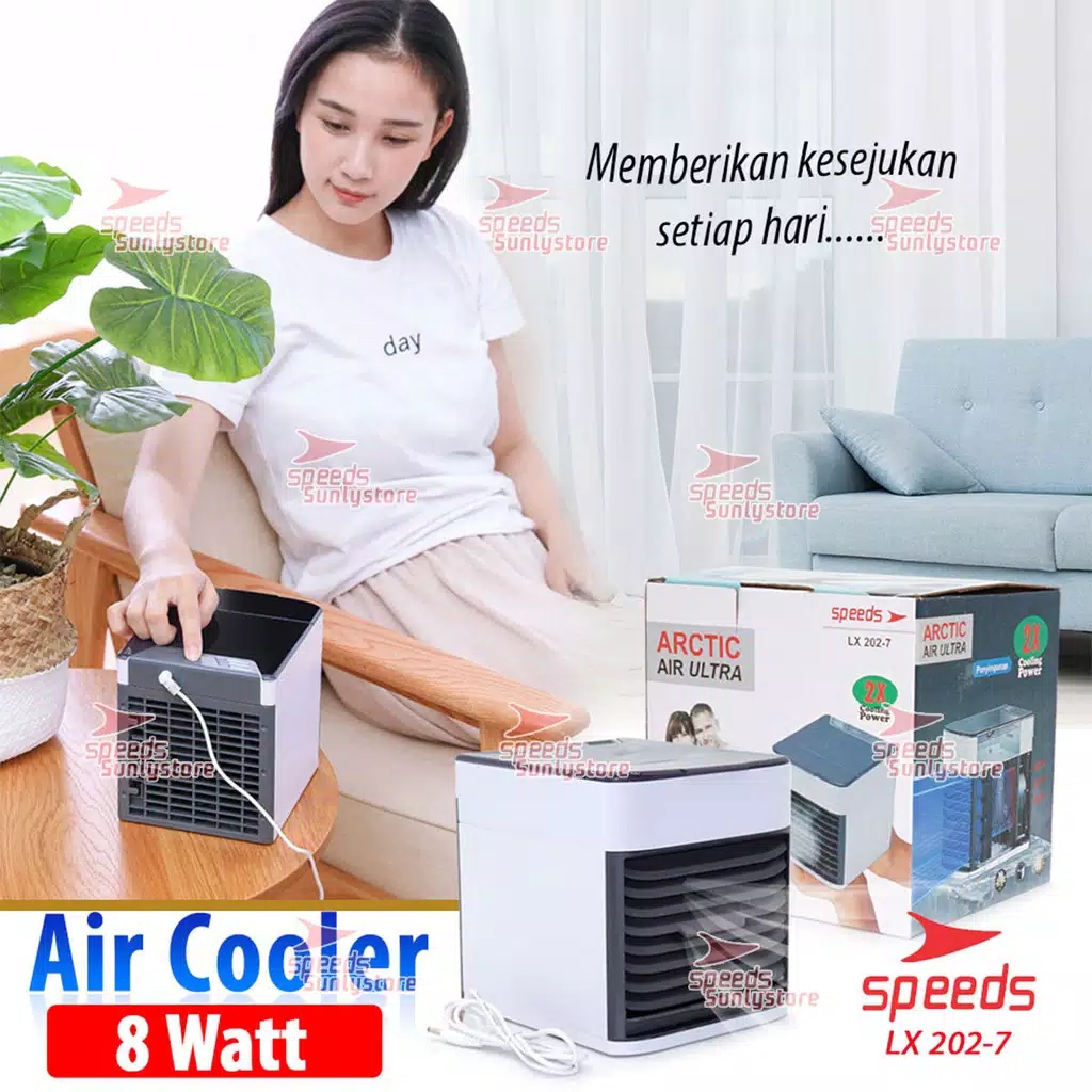 Air Cooler AC Mini AC Portable Kipas Cooler Pendingin Untuk Ruang Dan Kamar K-F009 - COD