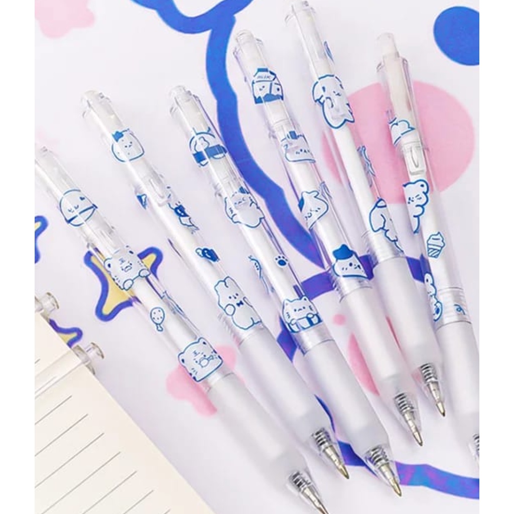 A132 BALLPOINT BERUANG disney pulpen tinta biru hitam lucu imut atk alat tulis kantor buku pensil penghapus tipe tip x spidol highlighter surat remaja kertas menggambar sekolah perlengkapan cute murah penggaris aksesories aksesoris stationery bear