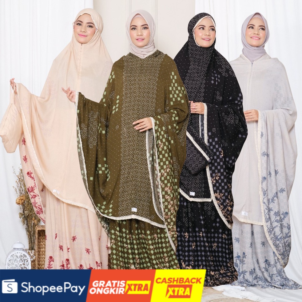 [BEST SELLER] MUKENA BANESKA BORDER KHANSA ALLSIZE