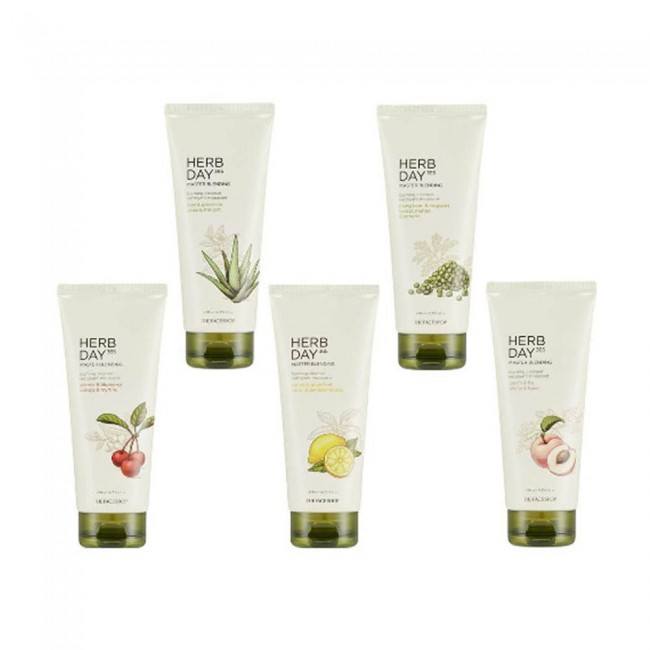 THE FACE SHOP - Herb Day 365 Master Blending Cleansing Foam 170g New Pack