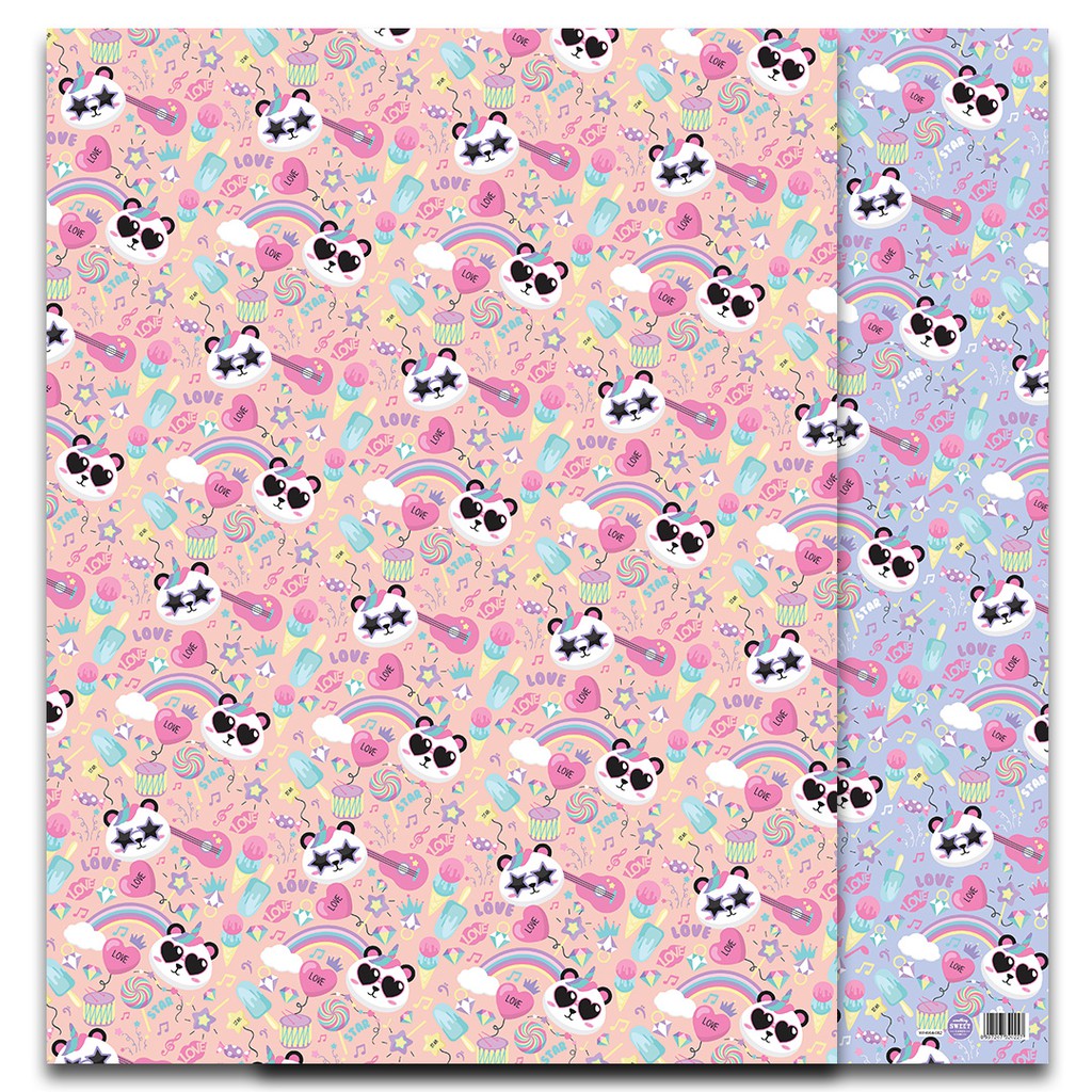 

SOMETHING SWEET CARDS - WRAPPING PAPER - KERTAS KADO - 082