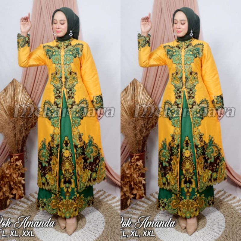 Kebaya Pesta Mewah | Set Rok Tunik Melayu | Set Kebaya Kipas Sapu Jagat | Tunik | Stelan Kebaya Wanita | Kebaya Kondangan | Set Kebaya Modern | Kebaya Seragaman Keluarga | Set Kebaya Busui Frendly Terbaru | Kebaya Tunik bordir Timbul