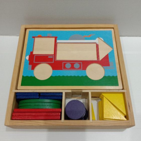 Preloved Melissa and Doug Beginner Pattern Block