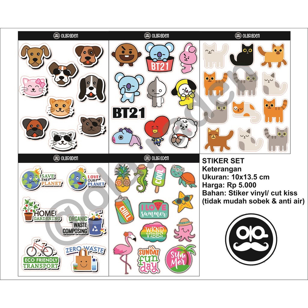 

STIKER AESTHETIC SET/ Stiker Scrapbook/ Stiker Jurnal/Stiker Hp Laptop/ Sticker Tumblr (PART 1)