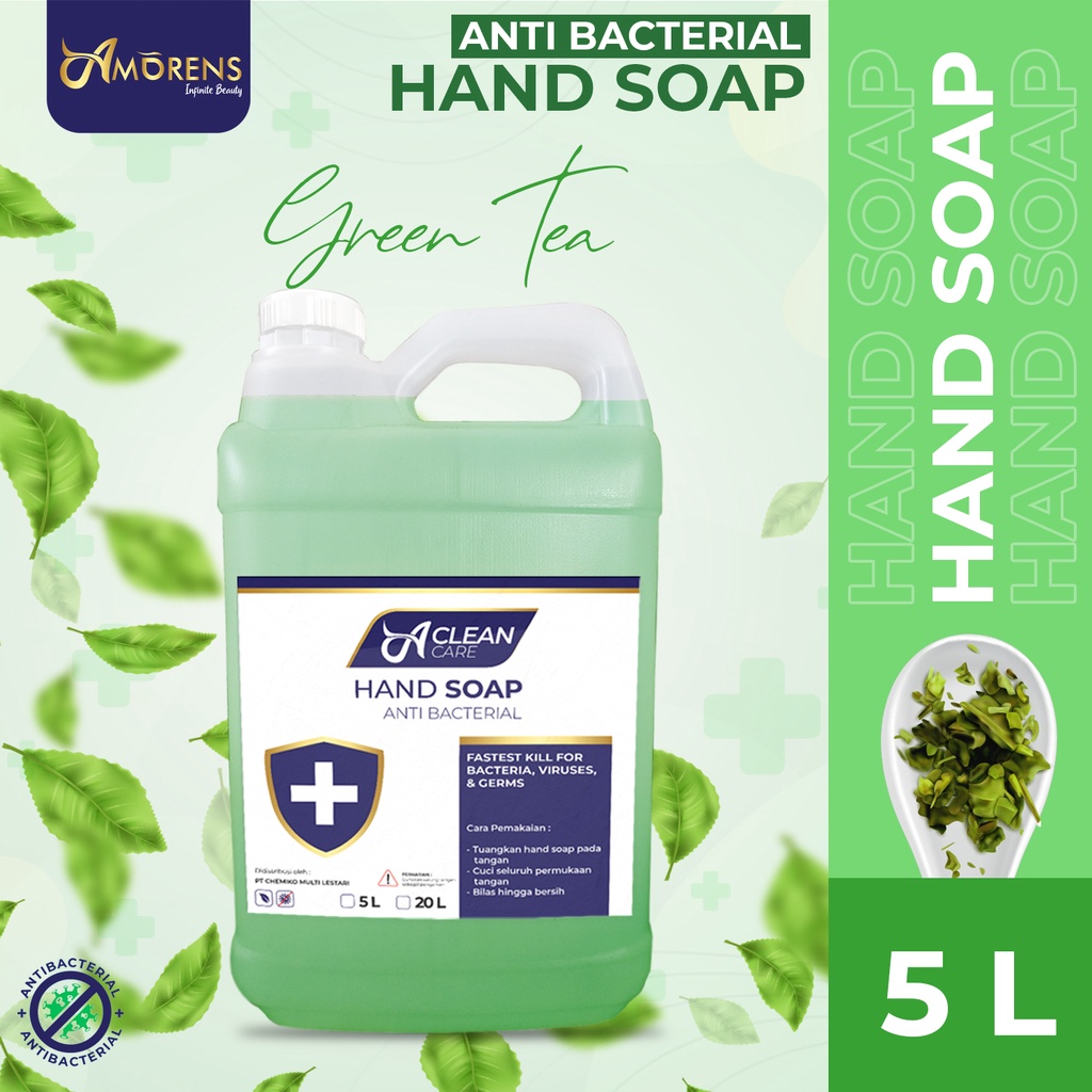 Sabun Cuci Tangan / HAND SOAP / HAND WASH Antiseptik Antibacterial 5 Liter A Clean Care