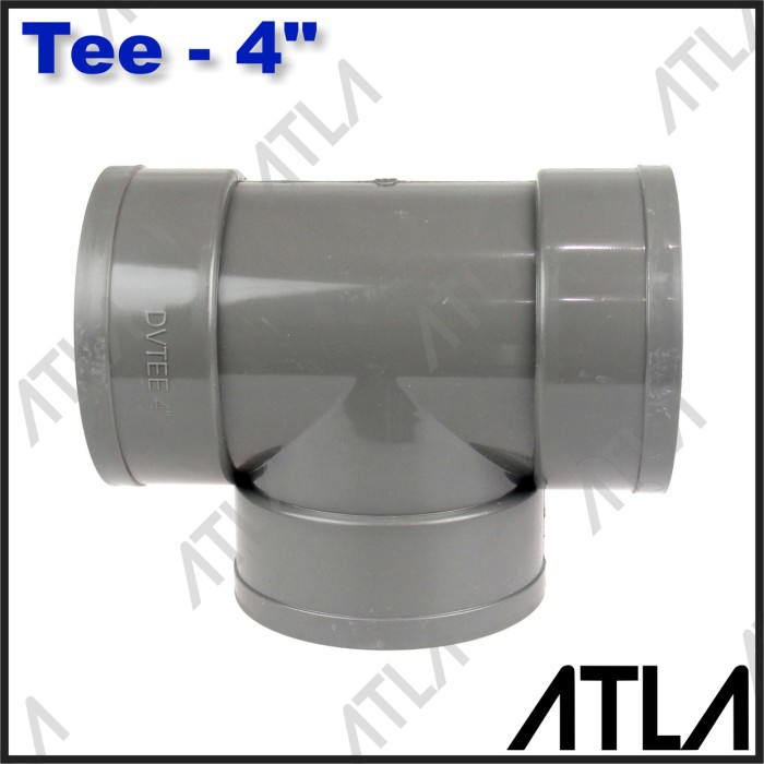 Tee Paralon 4" Sambungan Pipa letter T 4 Inch Cabang Saluran ICP083 - Ph18