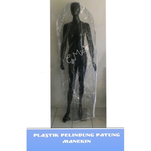 Cover manekin Plastik pelindung patung manekin