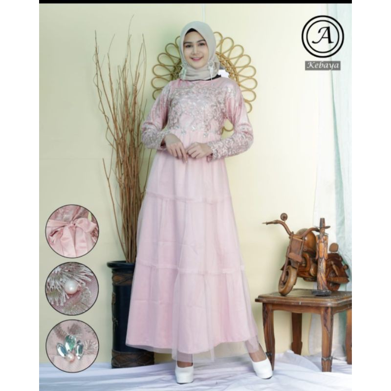 NEW REALPICT GAMIS ASSIFA/GAMIS PESTA MURAH/DRESS TERBARU/BY ASSIFA