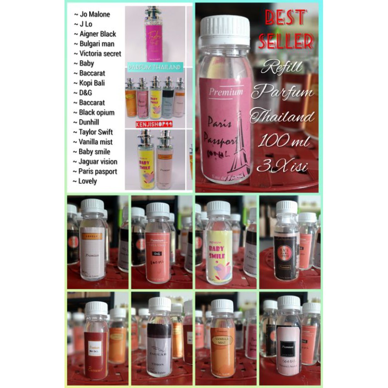 Refill parfum thailand 100 ml