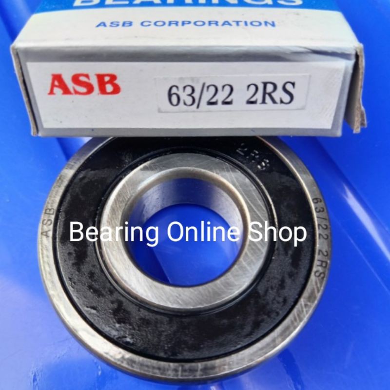Ball Bearing 63/22 2RS ASB