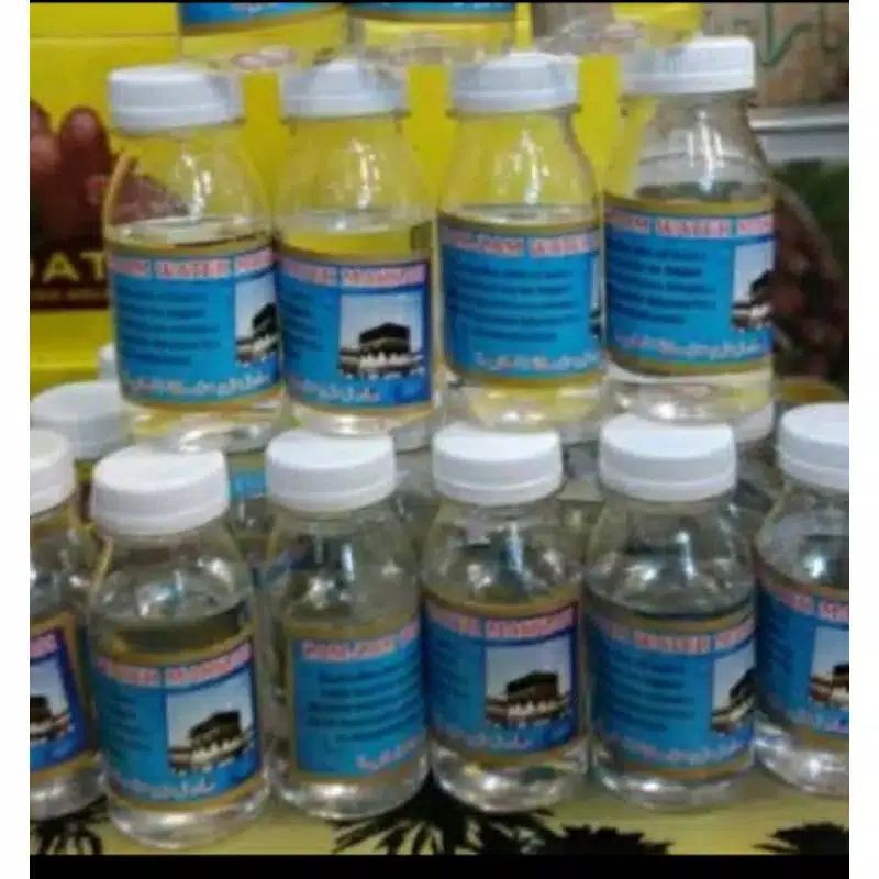 Air zam zam botol 80ml/oleh oleh haji dan umroh