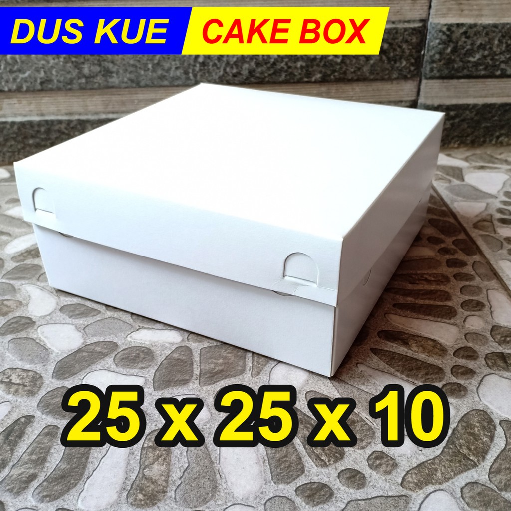 

Dus 25x25x10/25x25/Dus Roti/Dus kue /Box Roti /Dus kue ultah/Cake Box/Dus Bolu
