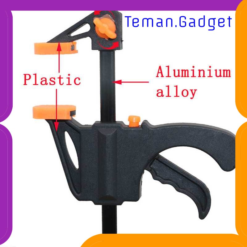 TG-DE345 ALLOET SPEED SQUEEZE RATCHETING CLAMP PENJEPIT KAYU - T22106