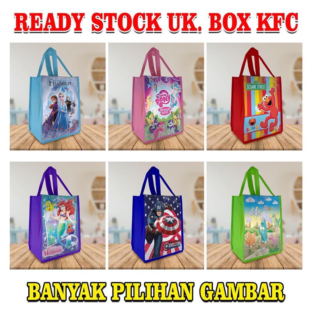 

TAS ULTAH TERLARIS / TAS ULANG TAHUN / TAS READY STOK 50gsm tipis POTRAIT