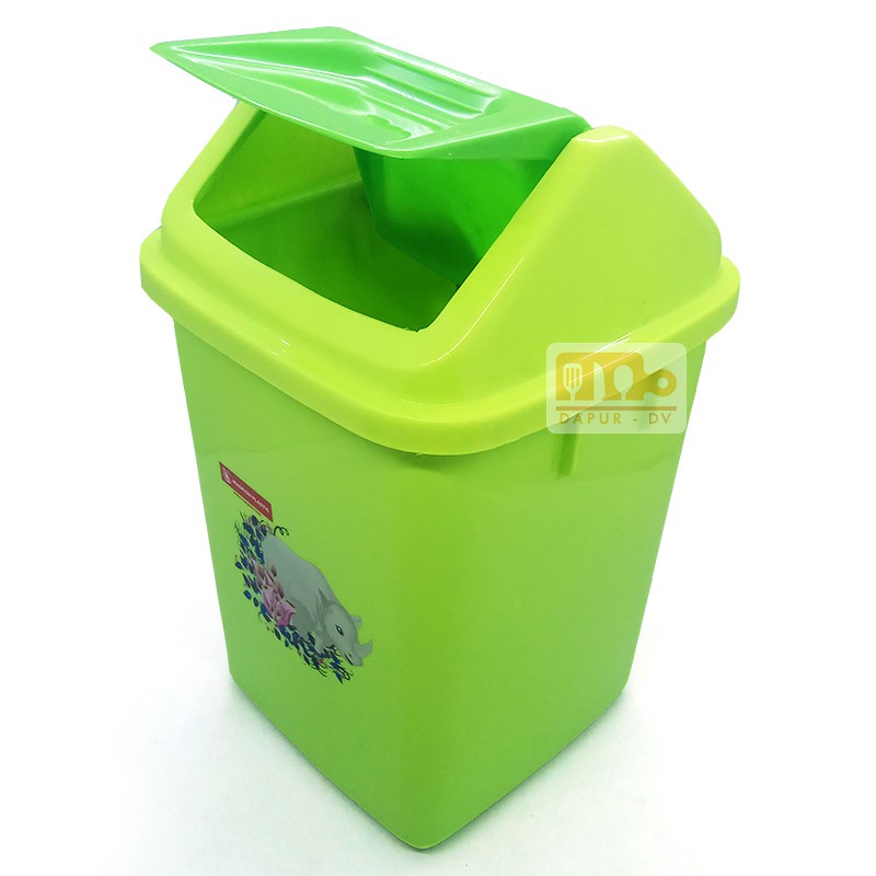 Maspion Tempat Sampah mini DUSTBIN No 5  + COVER – Random colour