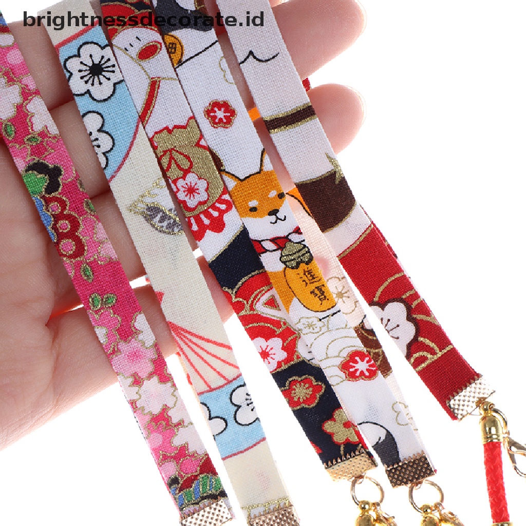 [birth] Phone Strap Lanyards Daisy Flower Cat Bell Mobile Phone Hang Rope Charm Decor [ID]